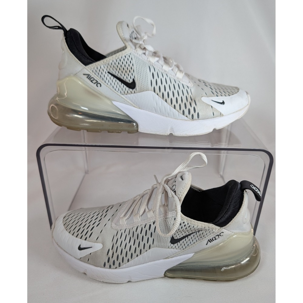 Nike Air Max 270 Womens White Black Sneakers Size 9